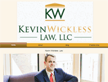 Tablet Screenshot of kevinwicklesslaw.com